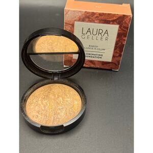 NIB Laura Geller Baked Balance-N-Glow Illuminating Foundation Tan